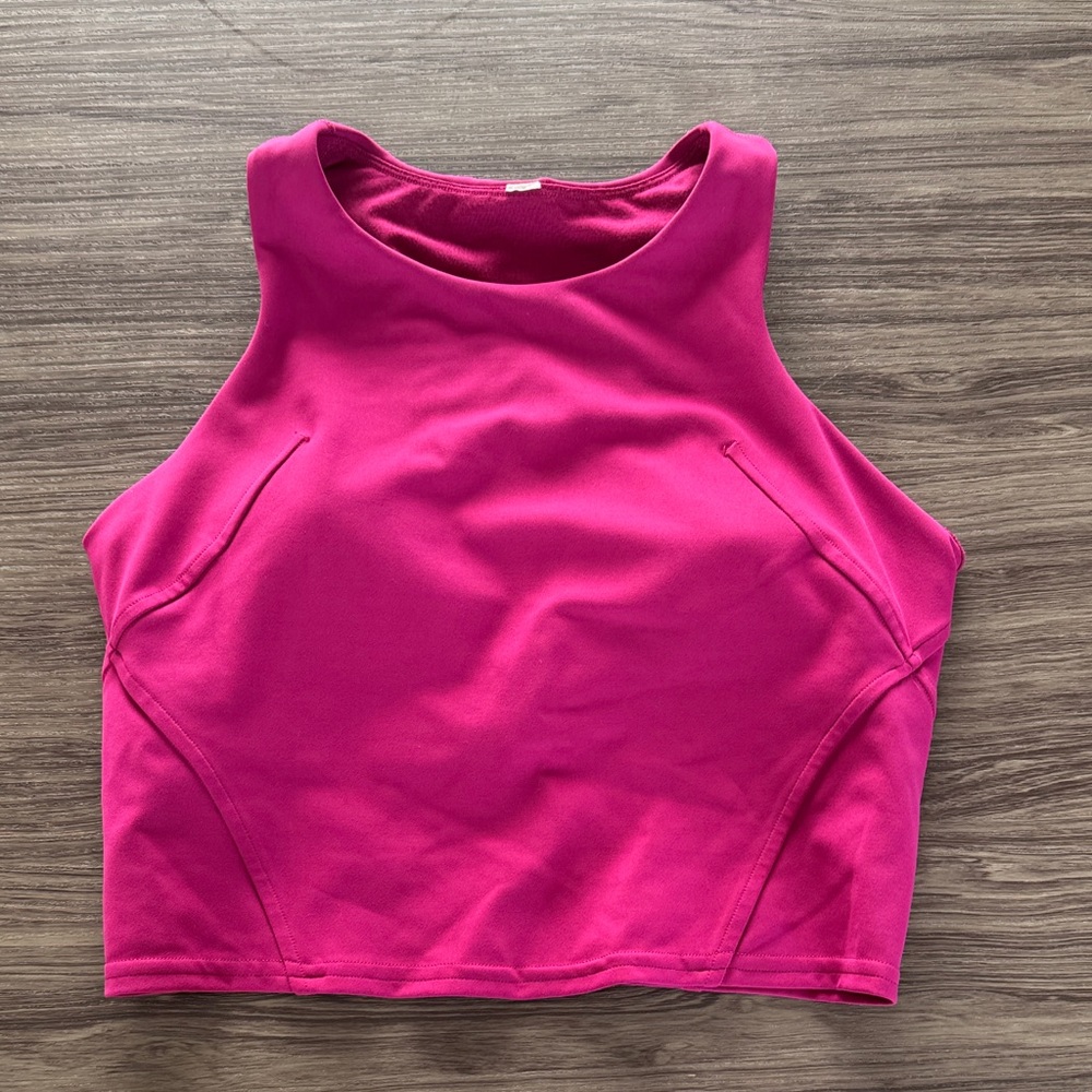 lululemon athletica Pink Wunder Train Crop Top